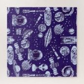 宇宙と惑星 ジグソーパズル (横)