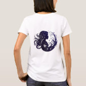 宇宙と星の要素が融合したVigro 星座デザイン Tシャツ (裏面)