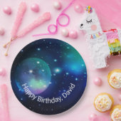 宇宙と星誕生日 ペーパープレート (パーティー)