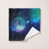 宇宙と星 バスタオルセット (ウォッシュタオル)