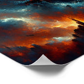 宇宙と時間を通じて ポスター (角)