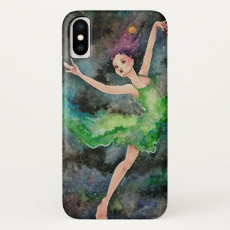 宇宙と踊るiPhoneケース iPhone X ケース