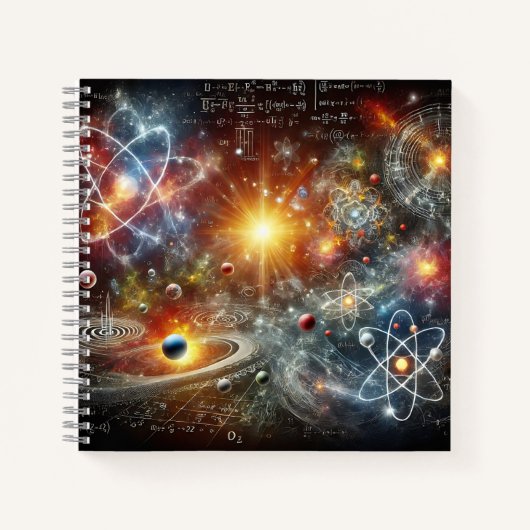宇宙と量子方程式 ノートブック (正面)