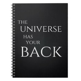 宇宙にあなたの背部ノートがあります ノートブック