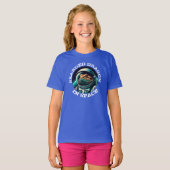 宇宙にいるヒゲドラゴン Tシャツ (正面フル)