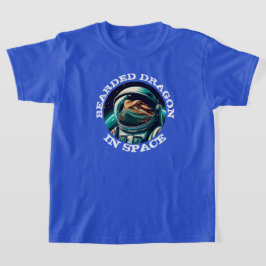 宇宙にいるヒゲドラゴン Tシャツ
