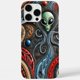 宇宙における地球外交カラフル戦 iPhone 16 PRO MAXケース