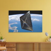 宇宙におけるNanoSail-Dのアーティストコンセプト キャンバスプリント (インサイチュ (リビング))