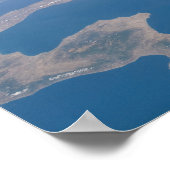 宇宙におけるNanoSail-Dのアーティストコンセプト ポスター (角)