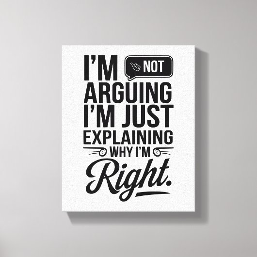 宇宙にユーモアをはっきりした追加 – & Witty キャンバスプリント (正面)