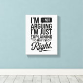 宇宙にユーモアをはっきりした追加 – & Witty キャンバスプリント (インサイチュ (ウッドフロア))