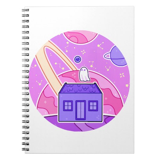 宇宙に住む幽霊 ノートブック (正面)