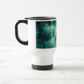 宇宙に祈りの言葉を送る神話の女性 トラベルマグ (左)