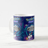 宇宙に迷い込んで コーヒーマグカップ (正面左)
