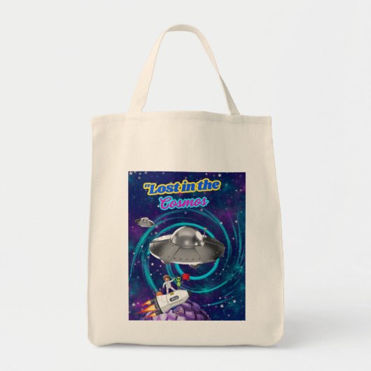 宇宙に迷い込んで トートバッグ (正面)