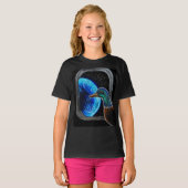 宇宙に送られたアヒル Tシャツ (正面フル)
