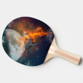 宇宙のおもしろいなイルカ 卓球ラケット (横)