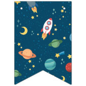 宇宙のおもしろい バンティングフラッグ (第1の旗)