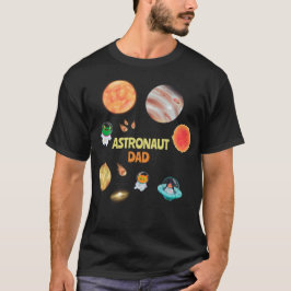 宇宙のお父さんの誕生日 Tシャツ