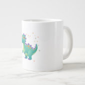 宇宙のかわいい恐竜 ジャンボコーヒーマグカップ (正面右)