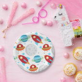 宇宙のまわりにトリップザサンパターン ペーパープレート (パーティー)