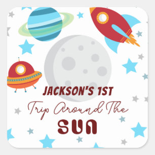 宇宙のまわりにトリップザサンファースト スクエアシール