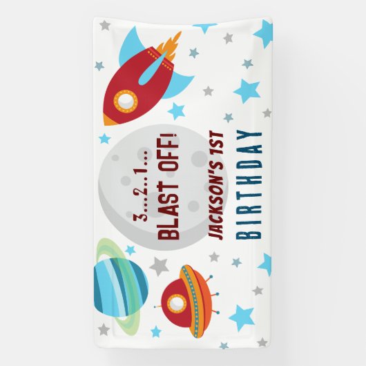 宇宙のまわりにトリップザサンファースト 横断幕 (縦)