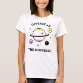 宇宙のように多様 Tシャツ (正面)