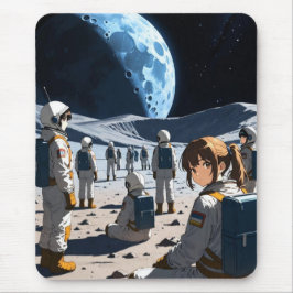 宇宙のアニメ マウスパッド