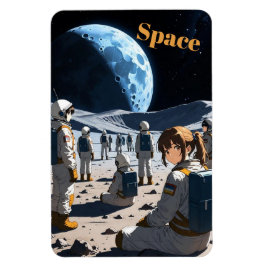 宇宙のアニメ マグネット