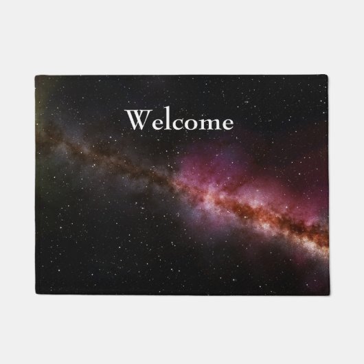 宇宙のイメージ ドアマット (正面)