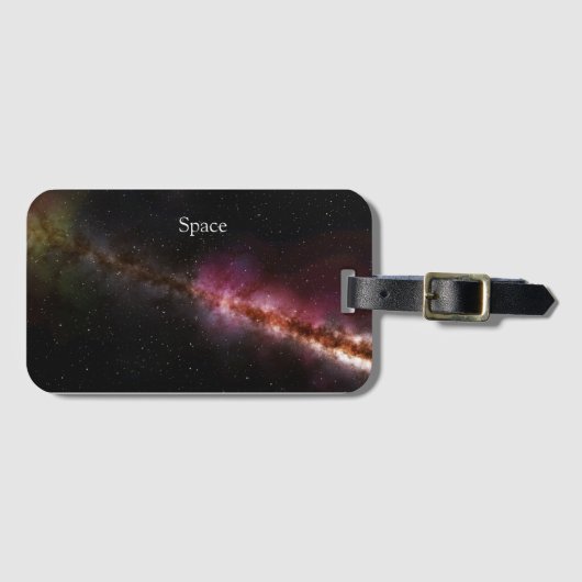 宇宙のイメージ ラゲッジタグ (正面横)