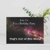 宇宙のイメージ 招待状 (スタンド正面)