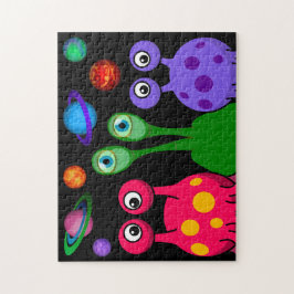 宇宙のエイリアン ジグソーパズル