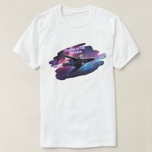 宇宙のエコー宇宙オデッセイ Tシャツ (デザイン正面)