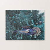 宇宙のエネルフェミニンギーの字女神 ジグソーパズル (横)