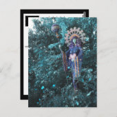 宇宙のエネルフェミニンギーの字女神 ポストカード (正面/裏面)