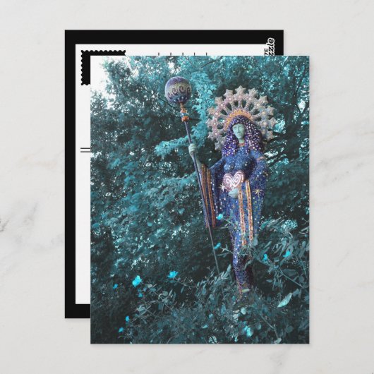 宇宙のエネルフェミニンギーの字女神 ポストカード (正面/裏面)