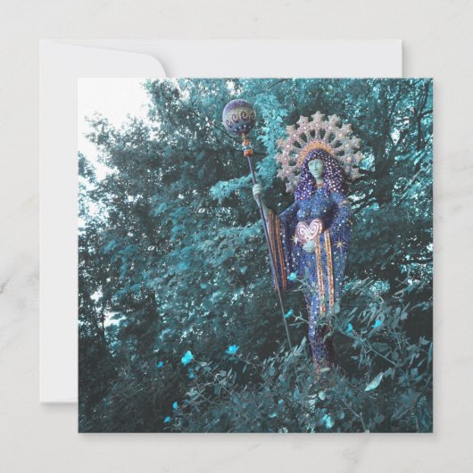 宇宙のエネルフェミニンギーの字女神 招待状 (正面)