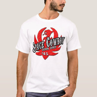 宇宙のカウボーイのジェイソンジョーンズのレスリングのTシャツ Tシャツ