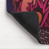 宇宙のカウボーイのバイオレット マウスパッド (コーナー)