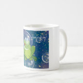 宇宙のカエルのマグ コーヒーマグカップ (正面右)