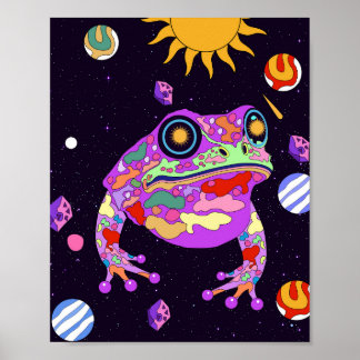 宇宙のカエル ポスター