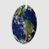 宇宙のカスタムなアクリルのぶら下がったなオーナメントからの地球 オーナメント (正面)