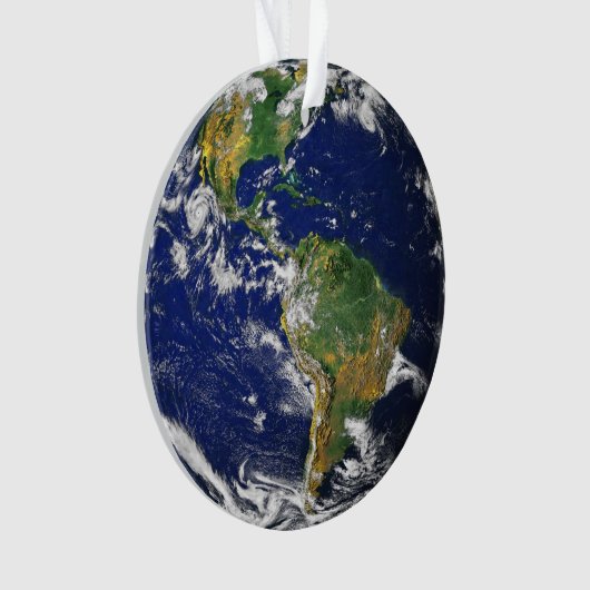 宇宙のカスタムなアクリルのぶら下がったなオーナメントからの地球 オーナメント (正面)