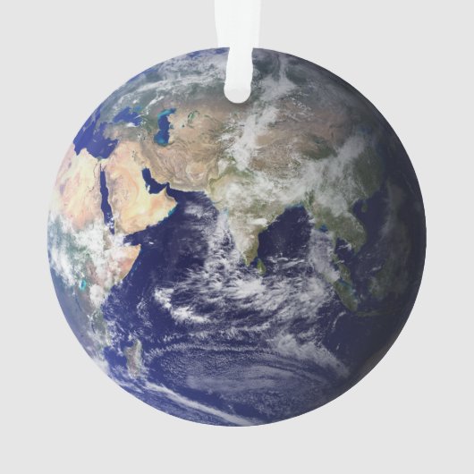 宇宙のカスタムなアクリルのぶら下がったなオーナメントからの地球 オーナメント (裏面)