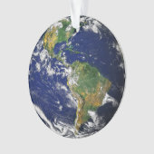 宇宙のカスタムなアクリルのぶら下がったなオーナメントからの地球 オーナメント (正面)