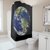 宇宙のカスタムなシャワー・カーテンからの地球 シャワーカーテン (インサイチュ)