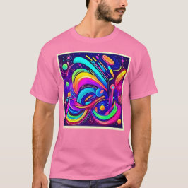 宇宙のキャンバス: 色彩の宇宙 Tシャツ