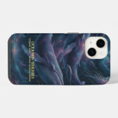 宇宙のクジラ 銀河 海洋 iPhoneケース (裏面横)